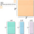 Mr. Pen Transparent Sticky Notes, 200 pcs, Pastel Colors, See Through Sticky Notes for Annotation and Bible Journaling.