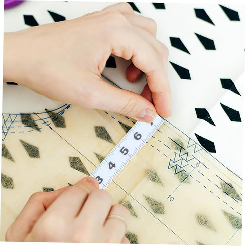 1roll Gadpiparty Adhesive Measuring Tape Workbench Ruler Metric Scale Easy Fixation for Flexible Compact Storage