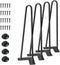 SMARTSTANDARD 16" Hairpin Furniture Legs, Metal Home DIY Projects for Nightstand, Coffee