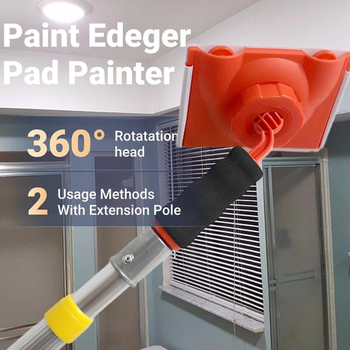 Paint Edger Trimmer with Pad Refills, Trim and Touch Up Painter for Corner Walls & Ceilings, Edger Applicator