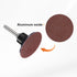 23pcs Set 2" 1/4" 120 HARFINGTON Quick Change Discs Roll Lock Sanding Discs with Shank Pad Holder Grit Surface