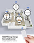 Programmable, 1300ft Zoiinet Wireless Lights Switch Kit, Buckle Design & Removable, Muti Way Switch, No WiFi Needed