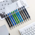 PASISIBICK 12 Pieces Ballpoint Pen with Stylus Tip, 2 in 1 Premium Metal Stylus Pen for Touch Screens, Black Ink (Pack