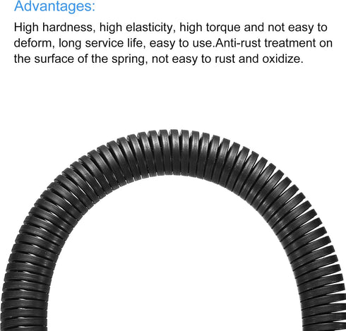 PATIKIL 12.3mm OD A Type Spring Tube Bender 1000mm Long for 16mm 3/8" PVC Pipe in Home Renovations
