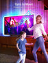 GIPOYENT TV LED Backlights, Music Sync LED Light for 60-85 Inch TV, Bluetooth Function RGB Color Changing Light Strip