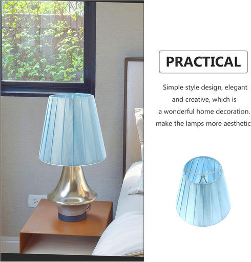 5. 5X3. 5X4. 9 inch, Home Decor Cloth Lamp Shades Fabric Lampshade Clip- On Natural Linen Hand Crafted Lampshade