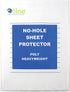 C-Line Top Loading Heavyweight Poly No-Hole Sheet Protectors, 8.5 x 11 Inches, 25 per Box