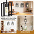 1-Light Pendant Light, Adjustable Height Farmhouse Pendant Light Fixtures, Black Hanging Light Fixture for Flat&Sloped