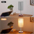Set 2, 3 Dimmable ZJOJO Table Lamp for Bedroom of Bedside Small Lamps with Way Rocker Switch and AC Outlet, Nightstand