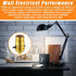 Saysurey 8 Pack E26 UL Listed Lamp Socket with Push On/Off, Threaded Base, Medium Screw Push Socket, Lamp Parts