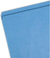 Smead File Folder, Reinforced Straight-Cut Tab, Blue, Letter Size, 100 per Box (12010)