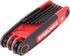 Steelman Portable Folding Hex Key Wrench Multi-Tool, Standard (SAE), Set Includes 9 Sizes with Rubberized Grip