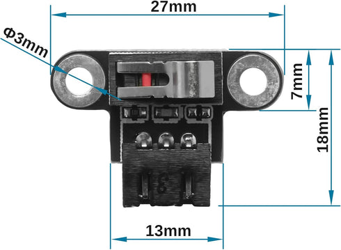 6PCS Micro Limit Switches with 1M 3 Pin Cable for 3018-PROVer/3018-MX3/3018-PROVer Mach3