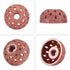 2PCS Tungsten Steel Grinding Head, Tire Buffing Wheel, 70 Coarse Grit