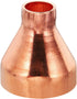 PATIKIL 1.97" to 3/4" ID Copper Reducer, 99.9% Pure Copper Reducing Coupling Pressure Fitting Pipe Tube Connector