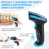 onewscan 1D 2.4G Barcode Scanner Wireless Laser Bar Code Scanners with Stand Wireless & USB Wired Connection Plug