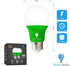 8 Pack A19 LED Red and Green Light Bulbs, 120V E26 Base, 9 Watt (60-watt Replacement) for Party Decoration