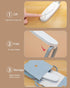 2000mAh 3 180 Foldable Desk Lamp, Rechargeable Portable LED Light with Adjustable Brightness, Rotatable Eye-Caring Mini