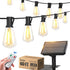 Stright 60FT Solar String Lights Outdoor Weatherproof with Remote, Solar Powered LED