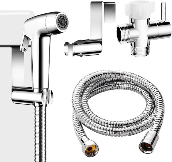 WEIDMAX Handheld Toilet Bidet Sprayer for Toilet-Adjustable Water Pressure Control with Bidet Hose