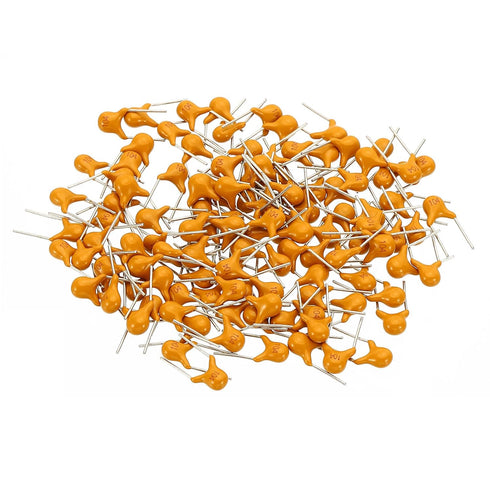 PATIKIL 0.1uf 50V Multilayer Ceramic Capacitors, 120 Pcs Assortment Kit for Power, Yellow