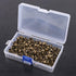 Keadic 300Pcs Antique Upholstery Tacks - 7/16" Diameter Furniture Nails Pins Kit for DIY Projects, Bronze
