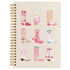 BearCake Cowgirl Boot Notebook - Cowgirl Gifts, Western Office Supplies, Boho Western Journal 5.5x8.3