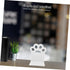 Cat Paw Metal Bookends Hollow White Holders for Study Desk and Shelves Stable Book Stoppers Organizer Documents