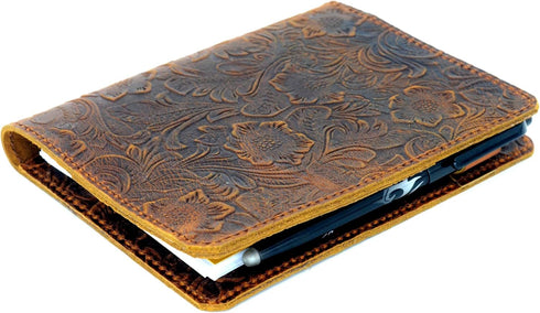 JJNUSA Leather Cover for Moleskine Classic XL 7.5" x 9.75" - Distressed Leather Travel Journal Cover