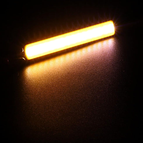 PATIKIL 1W DC 3-3.7V LED Chip Bulb, Aluminum COB Warm White Light 3000K 100LM for Home Reading, 3 Pack