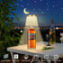 Dimmable 4000mAh Wireless Linen-Covered Bottle Lamp, Wine Bottle Lamps with RGBW Touch Bottle Lights, Rechargeable LED