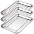 Dental Tray - Lyuxzad 3 Pack Stainless Steel Trays, 12.6" X 10.6" X 0.8" Flat Tray for Dental Lab Tools