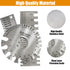 3Pcs Stainless Steel Dual Sided Wire Gauge, Thickness Measurement Tool for Welding and Accessories