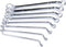 Performance Tool W1086 8Pc Offset Metric Box Wrench Set - Heavy-Duty Chrome