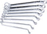 Performance Tool W1086 8Pc Offset Metric Box Wrench Set - Heavy-Duty Chrome