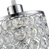 60W 110V (2 Pack) Modern Crystal Chandelier Lighting LED Light Crystal Ceiling Light Crystal Pendant Lamp Adjustable