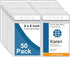 Fushing Pack of 50 Clear Plastic Vertical Badge Holders, Name Tag Holders,