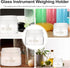iplusmile 2pcs Clear Glass Weighing Bottles with Lid, Specific Gravity Laboratory Equipment 60 30mm