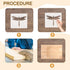 5mm Dragonfly Acrylic Router Templates, Woodworking Router Templates, Thick Router Inlay Template, Router Jig