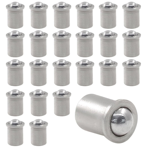 LifCratms 24Pcs Spring Plunger,Stainless Steel Ball Plunger, Ball Catch Latch Catcher for Door