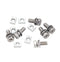 binifiMux M6 x 20mm Battery Terminal Bolts and Nuts, Stainless Steel Pack of 6 Set for ATV, Motorcycle, Boat, E-Bike,