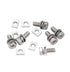 binifiMux M6 x 20mm Battery Terminal Bolts and Nuts, Stainless Steel Pack of 6 Set for ATV, Motorcycle, Boat, E-Bike,
