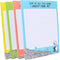 Sleazy Greetings Funny To Do List Notepad - 4 Large Sarcastic Memo Pads, 5 x 7-Inches Grocery Lists for Teacher Gifts