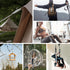 KINLINK 15PCS M6 1/4 Quick Link Chain Connector, 304 Stainless Steel Carabiner for Connecting Hammock, Swing