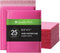Quality Park Bubble Mailers, 8.25 x 11 Water Resistant Pink Poly Padded Envelopes, 25/Box with Redi-Strip Closure