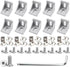 10Set 4040 Corner Bracket Connector Set for Silver 4040 Aluminum Extrusion Accessories