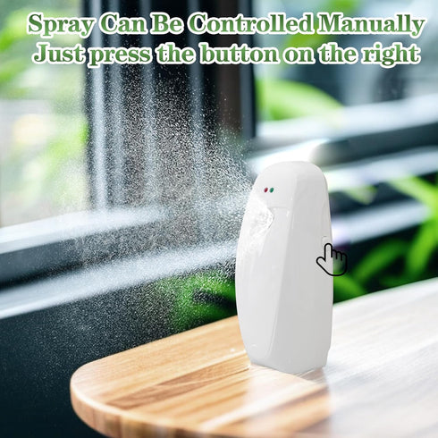 Automatic Air Freshener Dispenser 2-Pack - Histely Auto Spray Dispenser, Wall Mounted or Free Standing, Battery