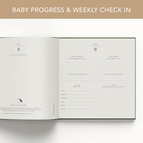Betterday Studio Pregnancy Journal Mum to be Gifts Pregnancy Diary to Record Memories, Photos, Special Moments and your