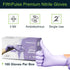 Lilac Nitrile Disposable Gloves - 100 Count Large 3 Mil Powder and Latex Free Surgical Exam Gloves