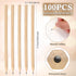 Fumete 100 Pieces Wooden Pencils Bulk, Hexagonal Grip HB Graphite Pencils for Classroom Office Supplies
